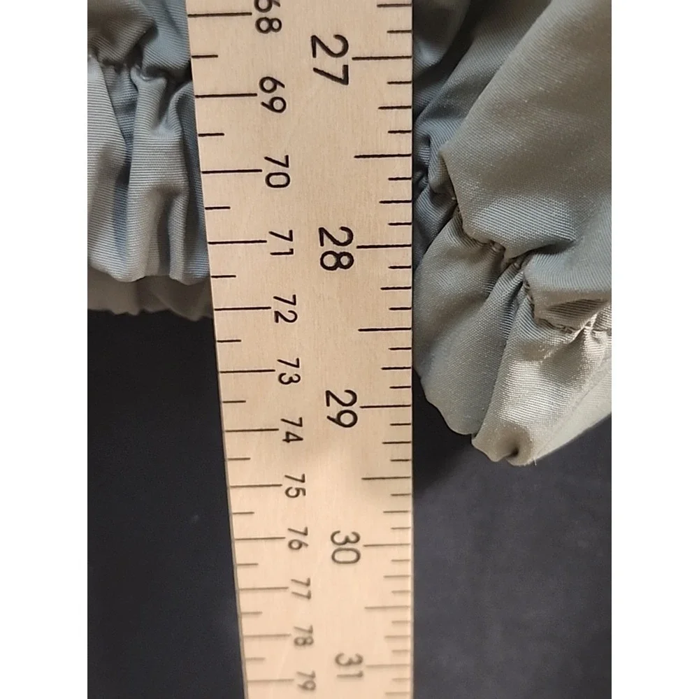 US Army IPFU Jacket Mens Medium Long Gray Nylon Full Zip Mesh Lined Windbreaker - Picture 3 of 7